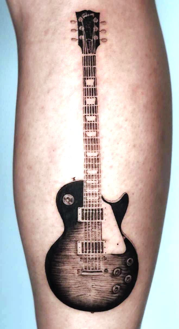 Guitar Tattoo Snapshot