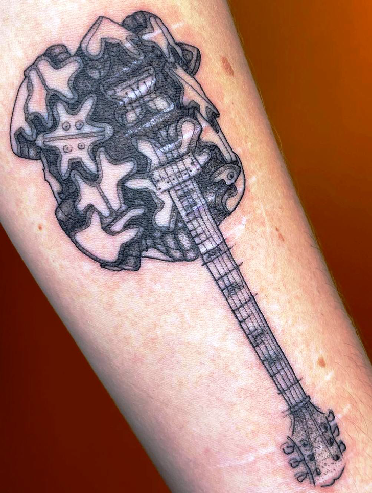 Guitar Tattoo Portrait