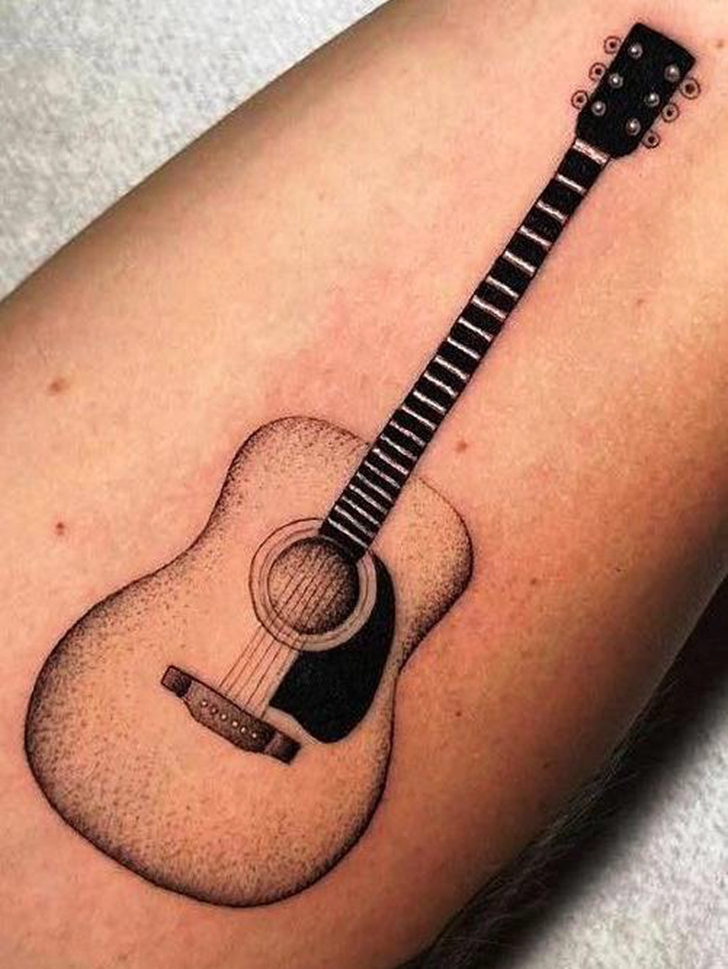 Guitar Tattoo Photos