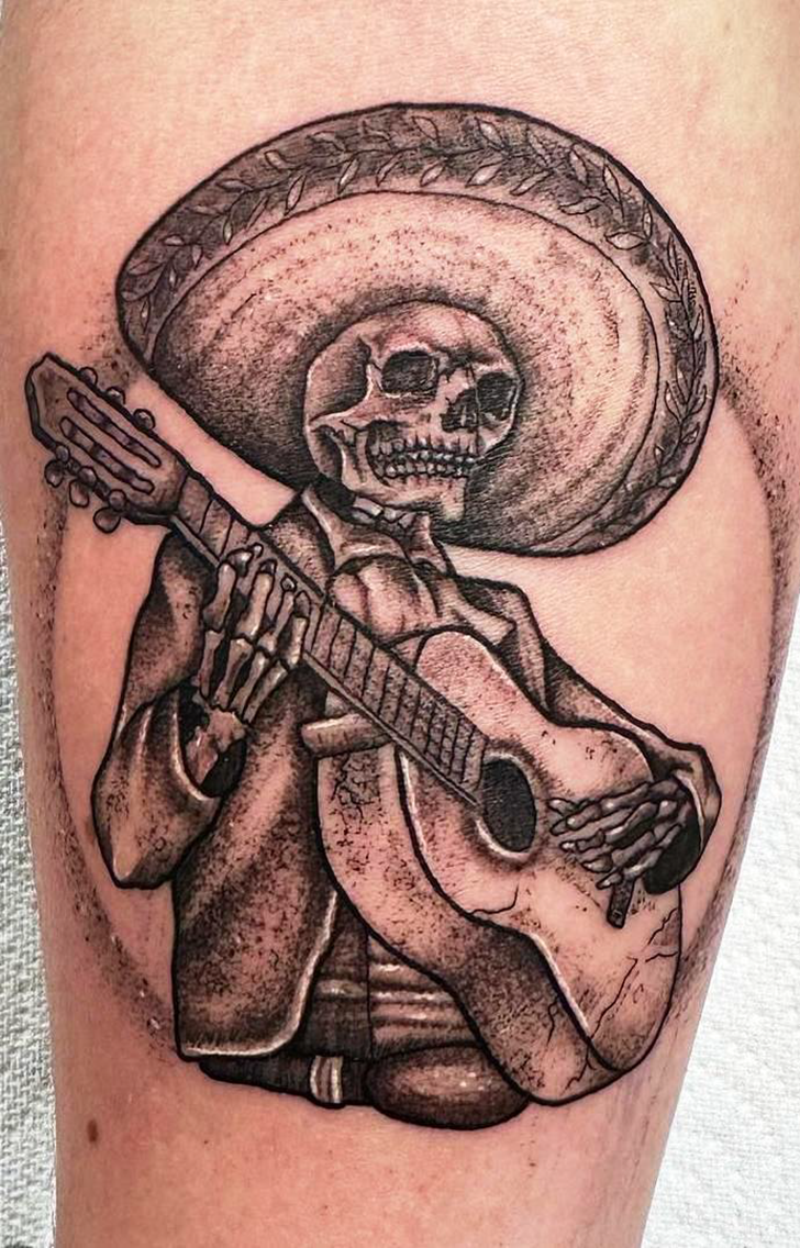 Guitar Tattoo Snapshot