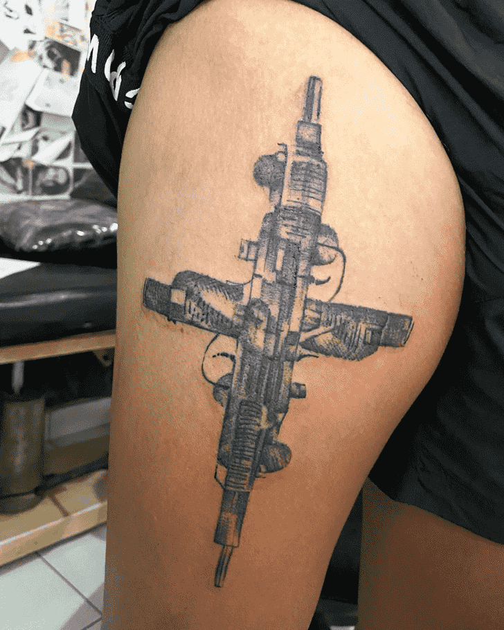 Gun Tattoo Photo