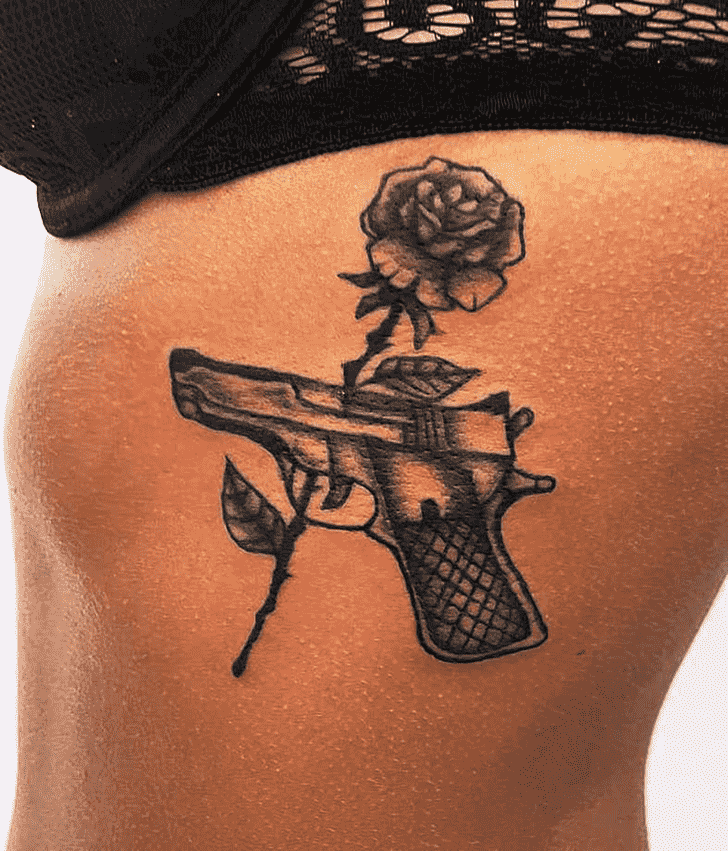 Gun Tattoo Photos