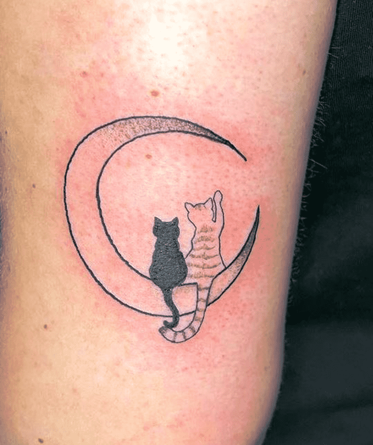 Half Moon Tattoo Ink