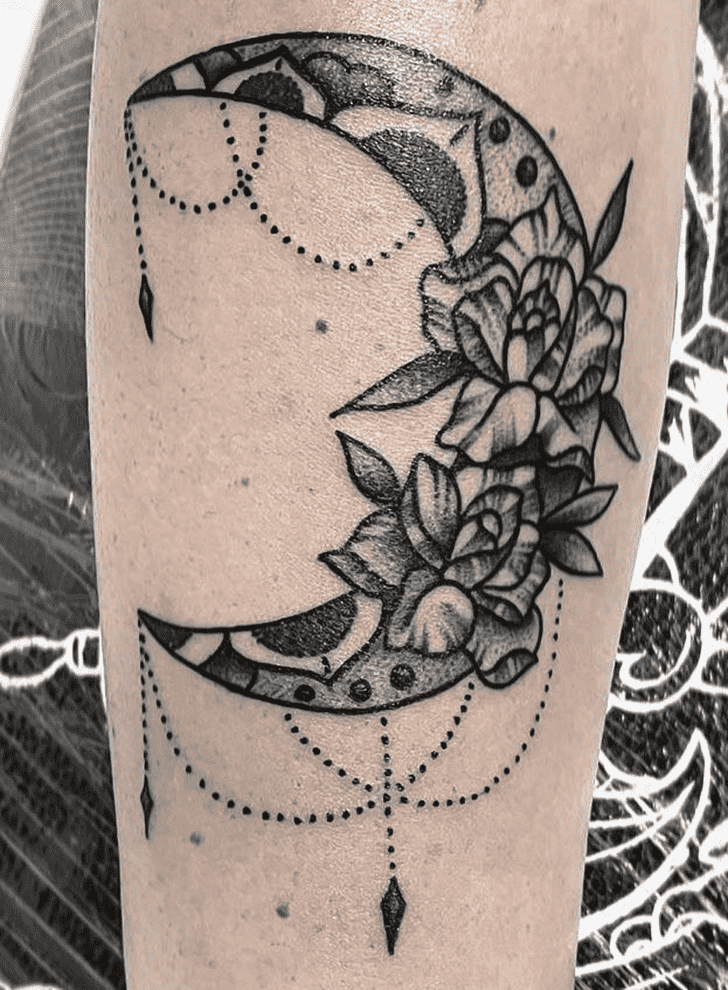 Half Moon Tattoo Ink