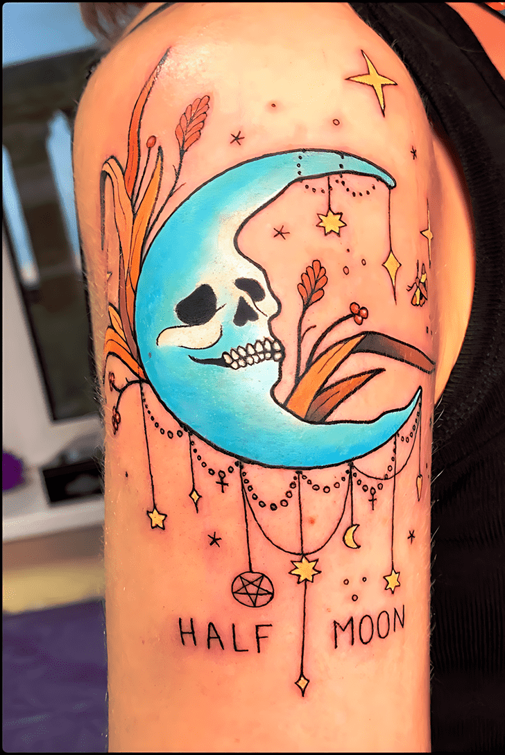 Half Moon Tattoo Photo