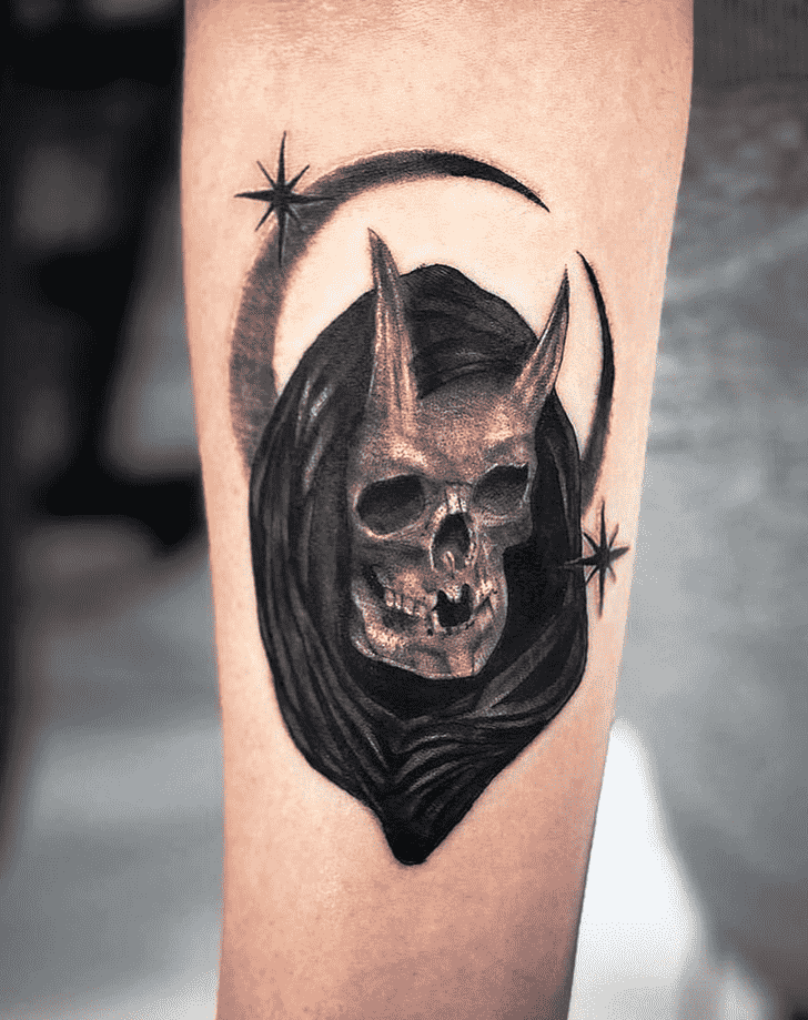 Halloween Tattoo Portrait