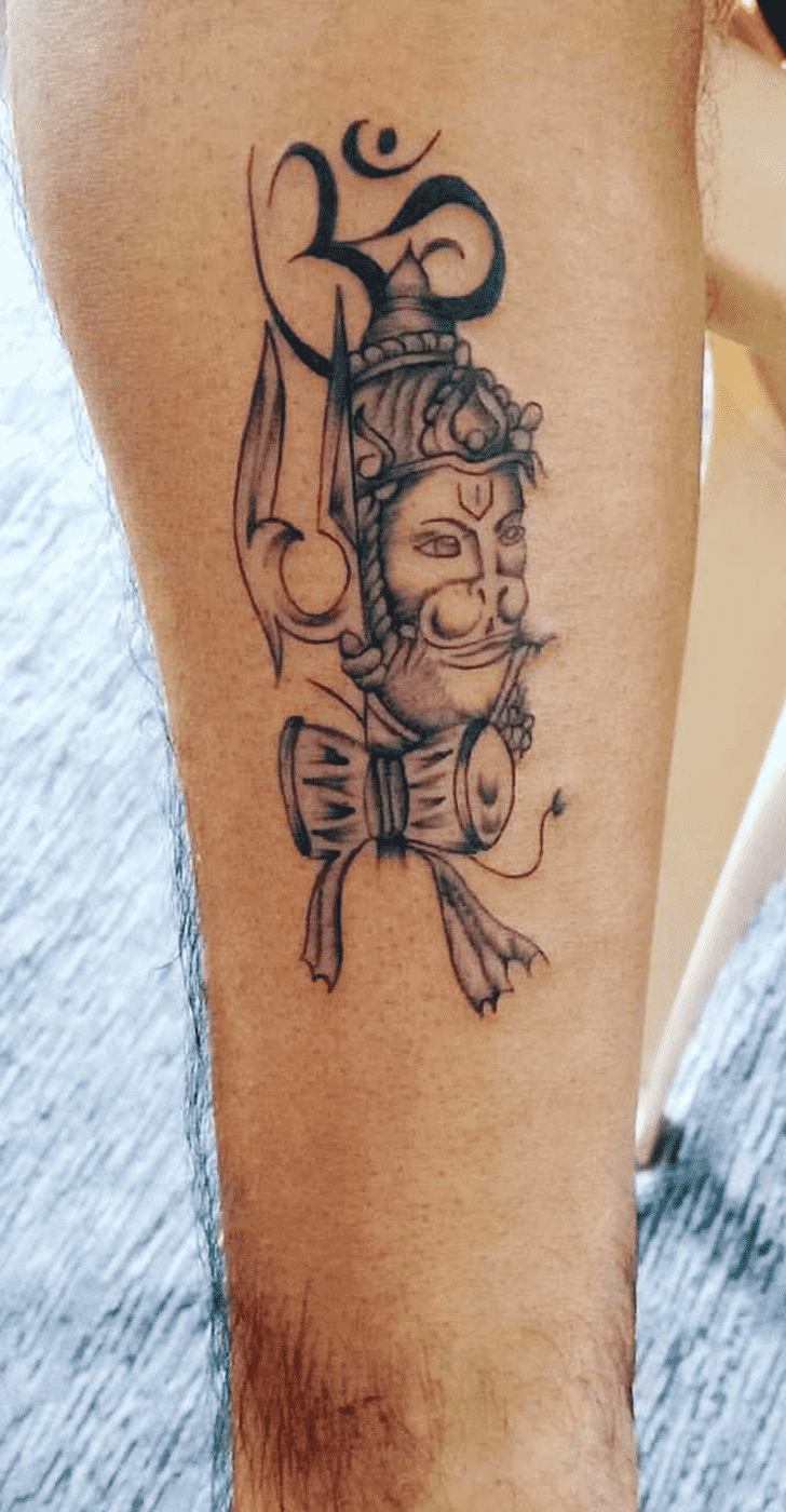 Hanuman Tattoo Portrait