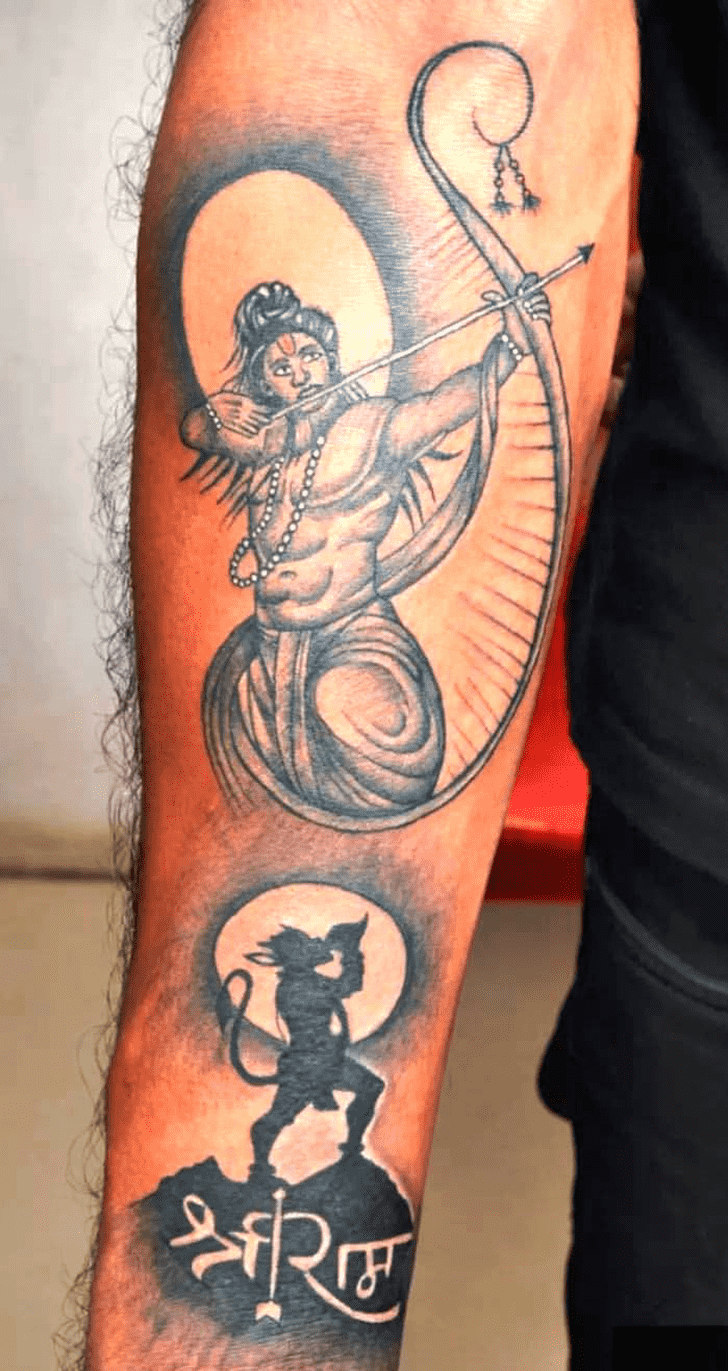 Hanuman Tattoo Shot