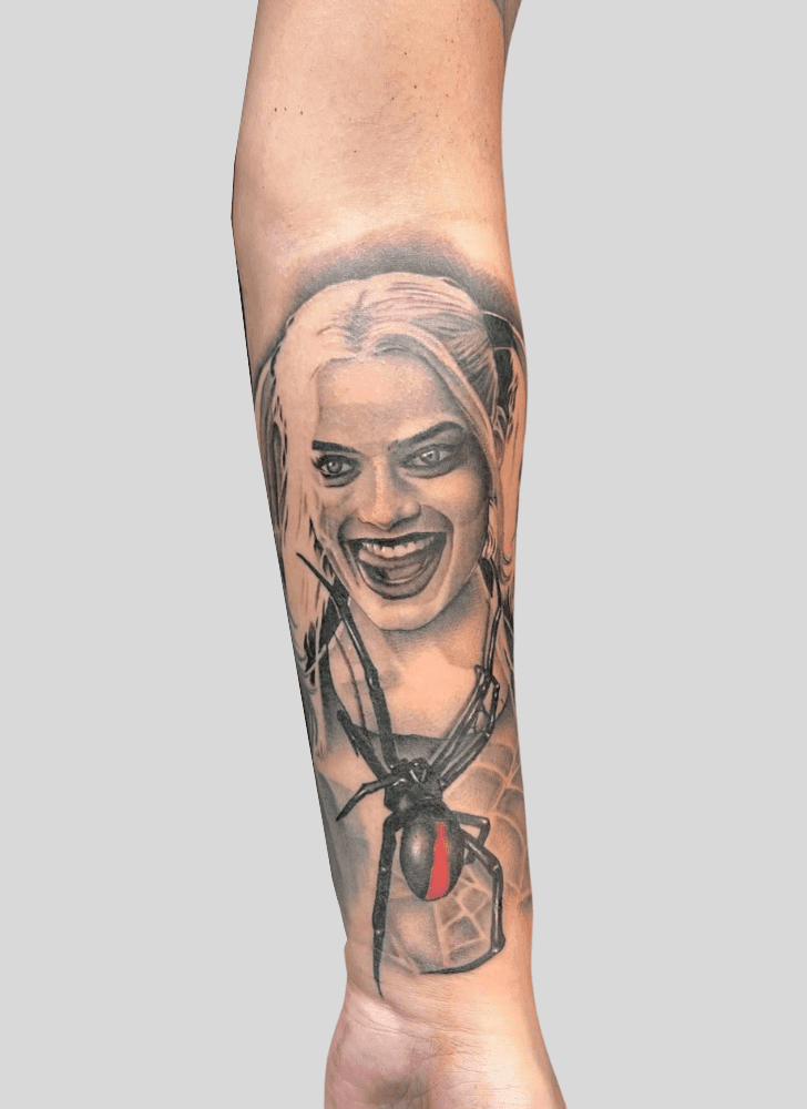 Harley Quinn Tattoo Shot