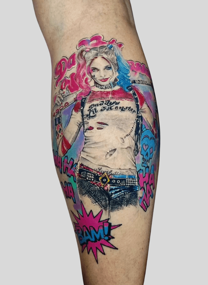 Harley Quinn Tattoo Photograph