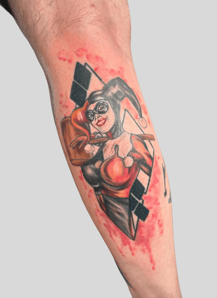 Harley Quinn Tattoo Design Image