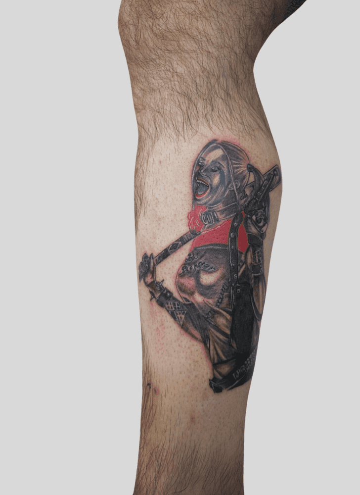 Harley Quinn Tattoo Figure