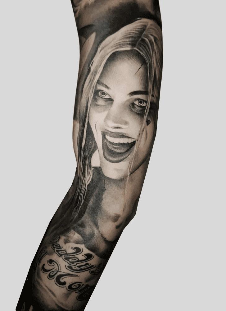 Harley Quinn Tattoo Design Image