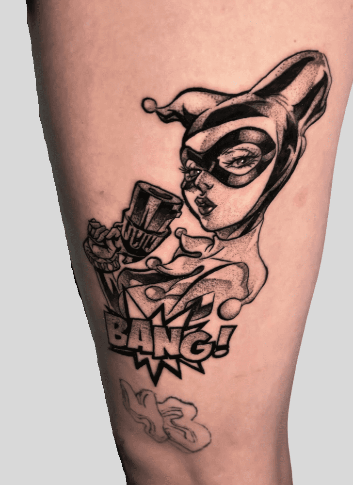 Harley Quinn Tattoo Design Image