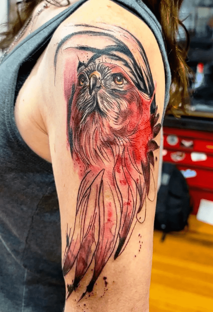 Hawk Tattoo Design Image