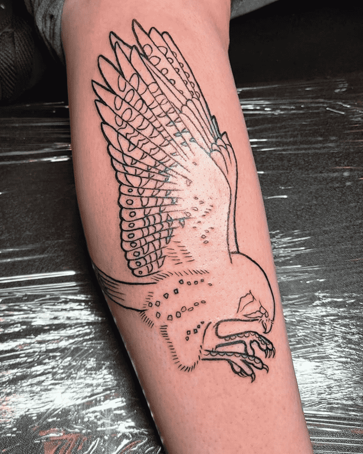 Hawk Tattoo Figure