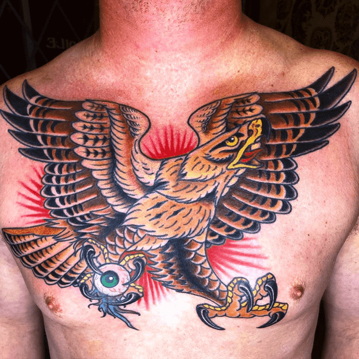 Hawk Tattoo Shot