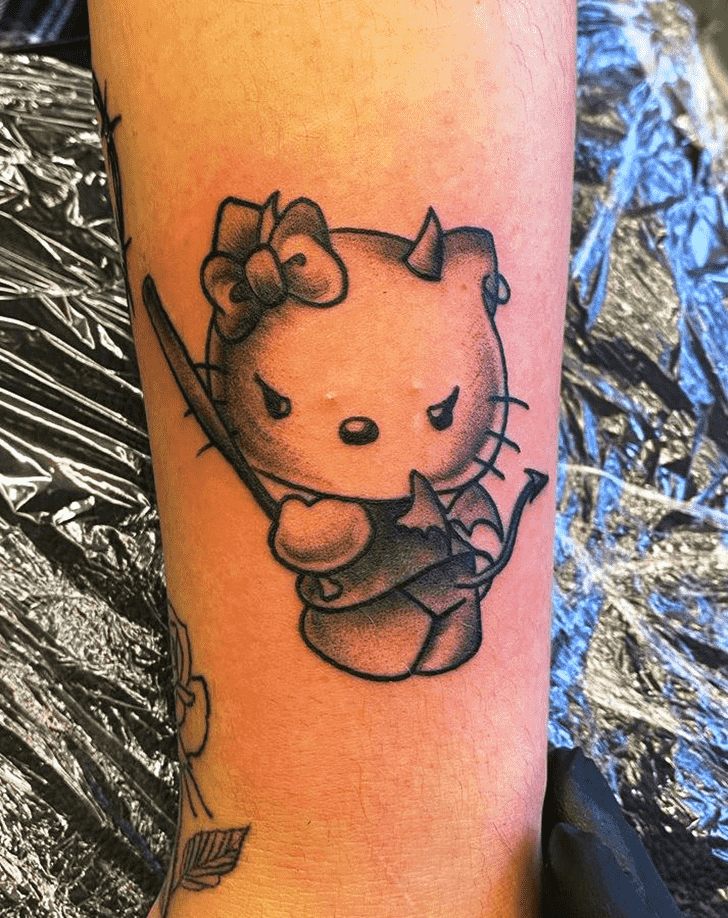 Hello Kitty Tattoo Shot