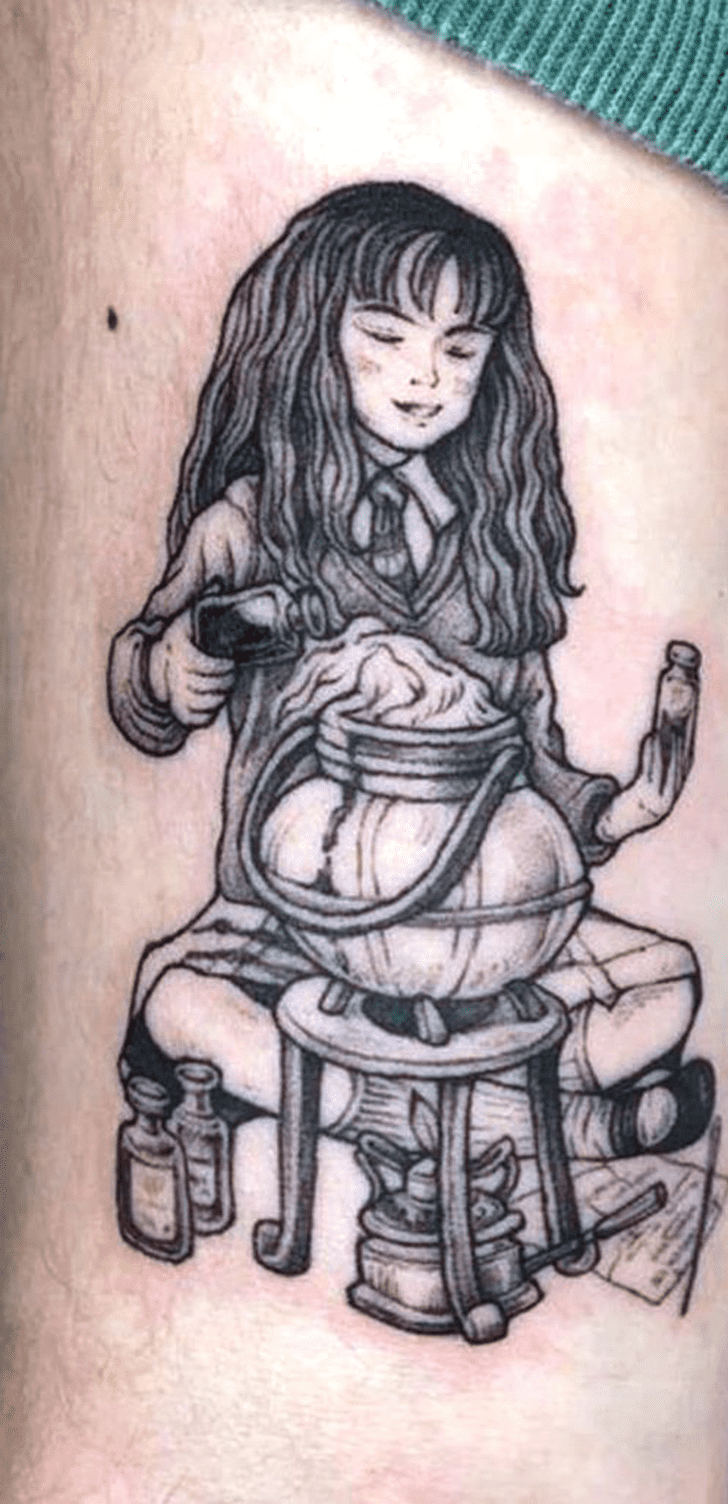 Hermione Granger Tattoo Portrait