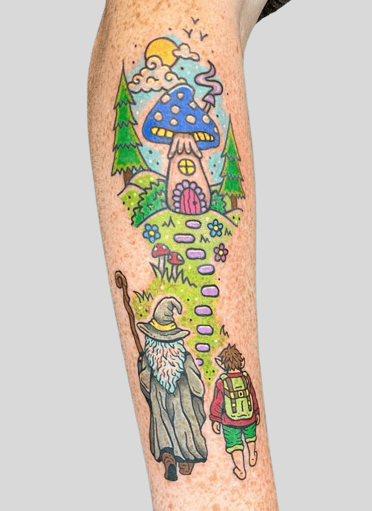 Hobbit Tattoo Portrait