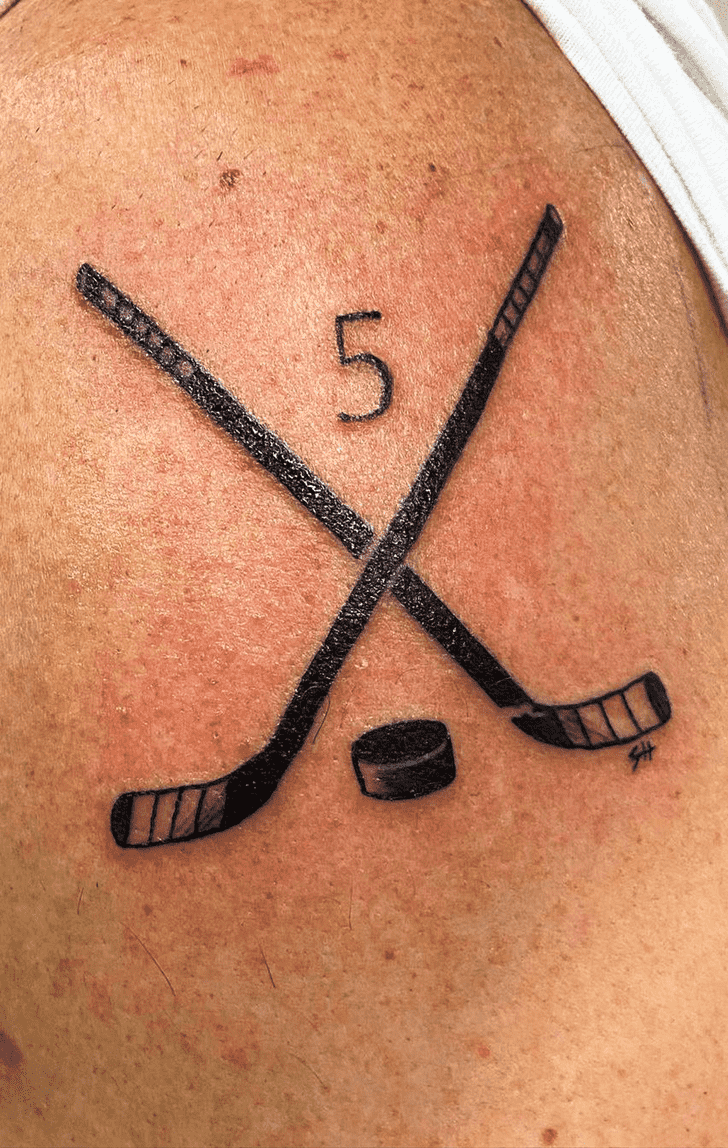 Hockey Tattoo Design Image