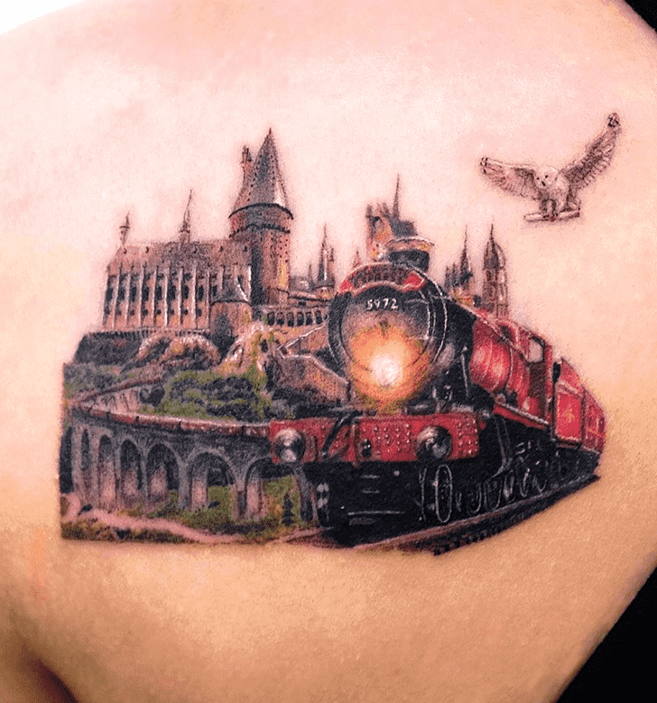 Hogwarts Tattoo Photograph