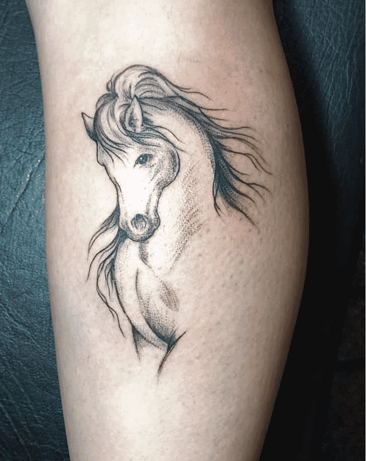 Horse Tattoo Figure