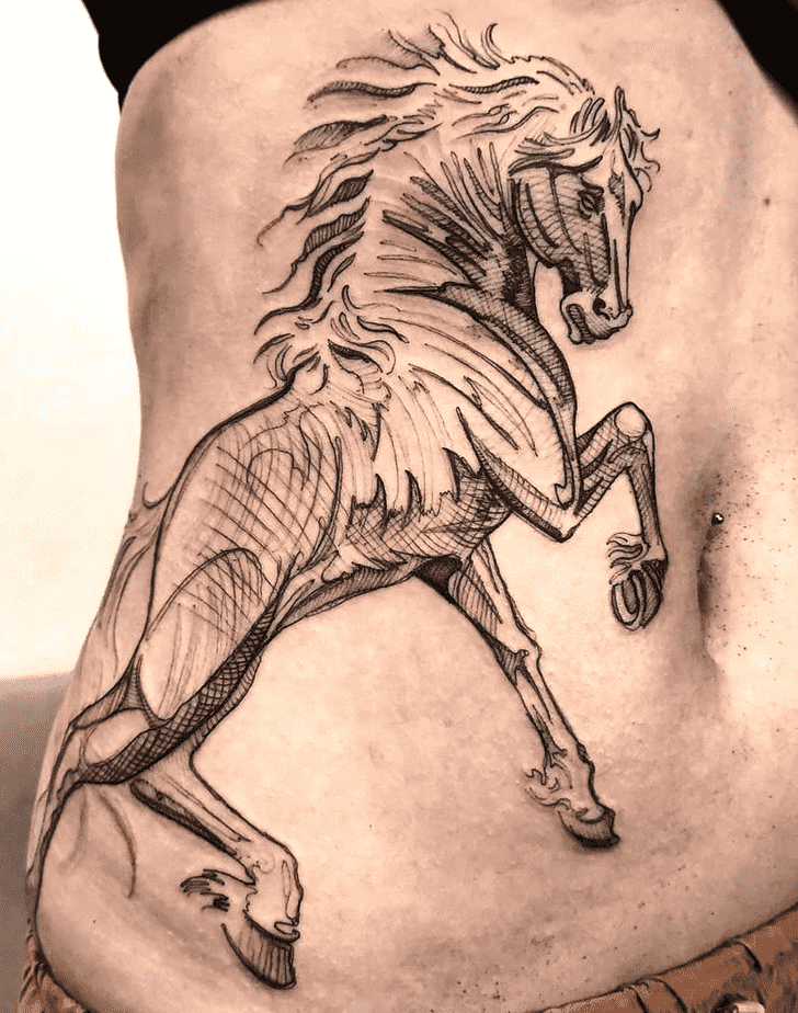 Horse Tattoo Photograph