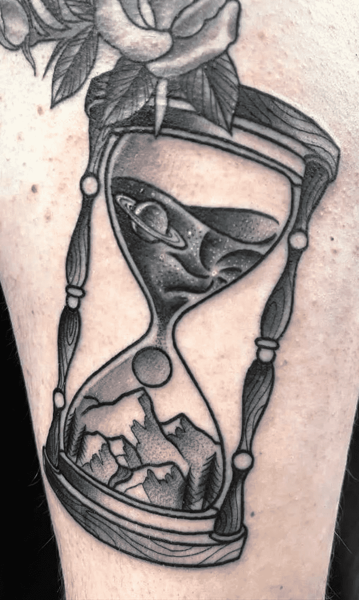 Hourglass Tattoo Photograph