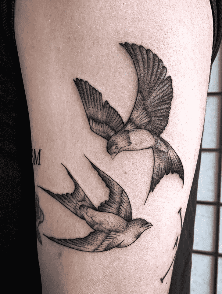 House Sparrow Tattoo Photograph