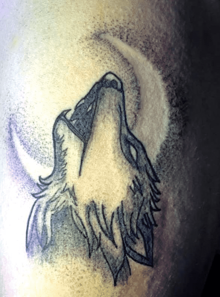 Howling Wolf Tattoo Picture