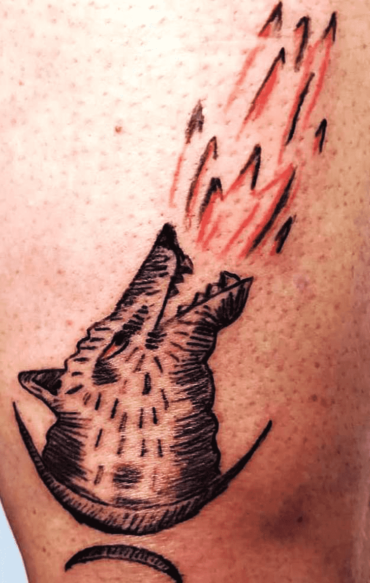 Howling Wolf Tattoo Ink