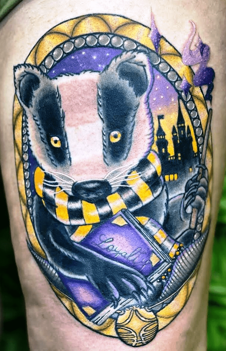 Hufflepuff Tattoo Photograph