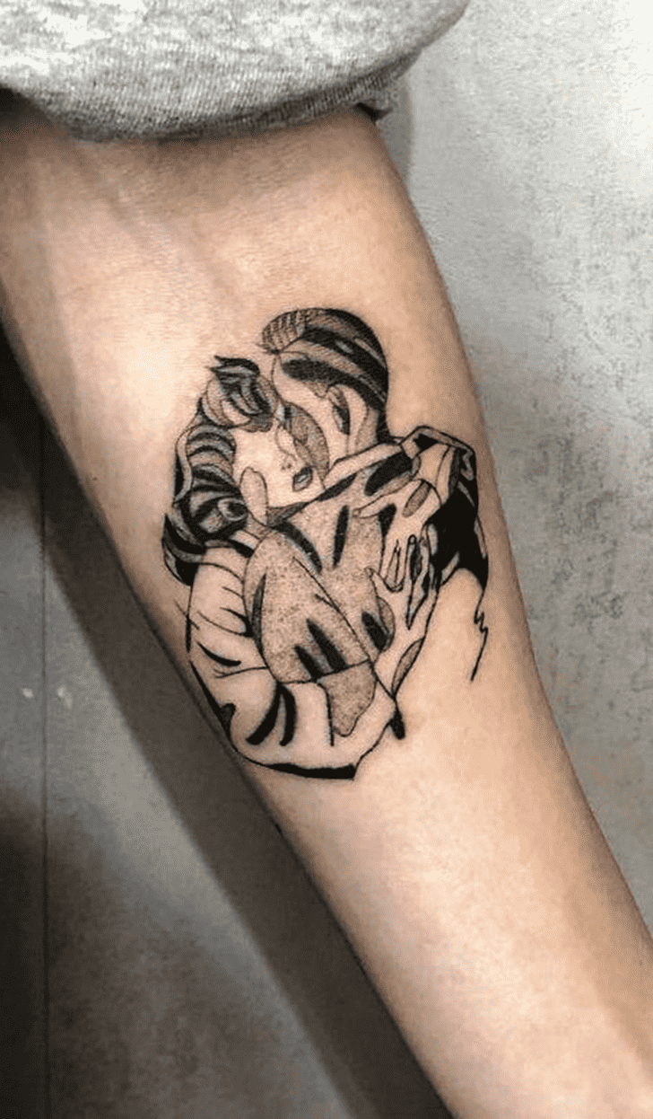 Hug Day Tattoo Portrait