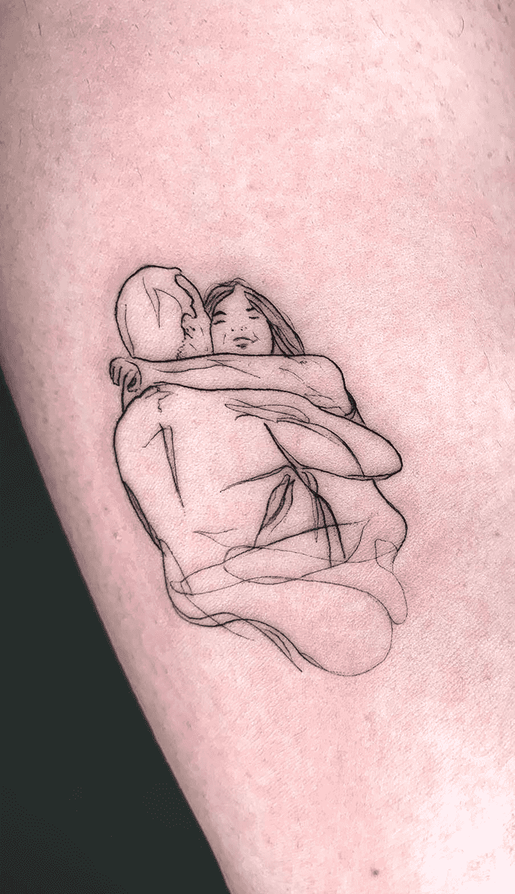 Hug Day Tattoo Snapshot