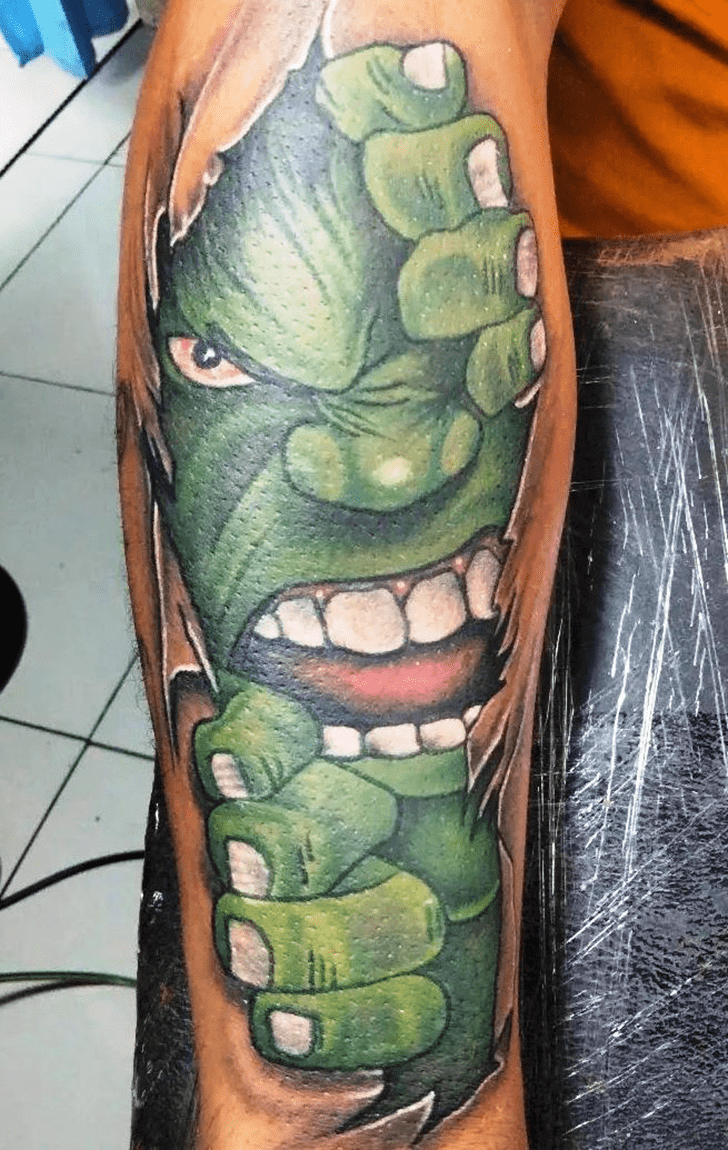 Hulk Tattoo Photograph