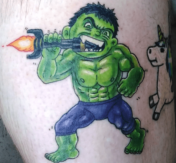 Hulk Tattoo Picture