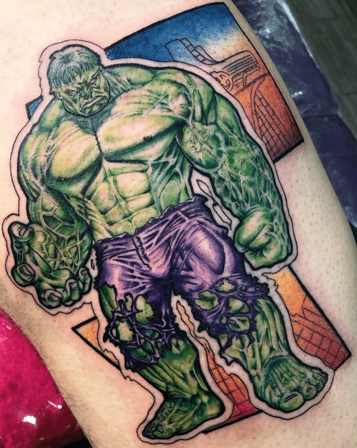 Hulk Tattoo Figure