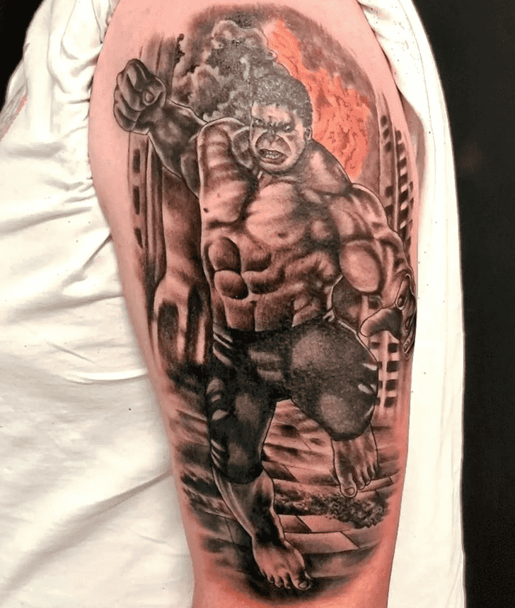 Hulk Tattoo Photograph