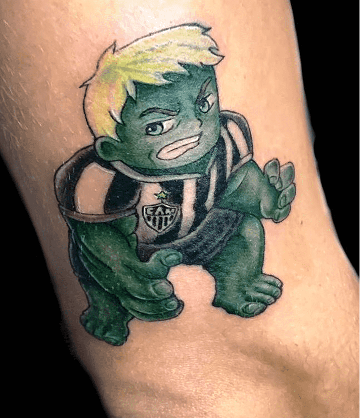 Hulk Tattoo Shot