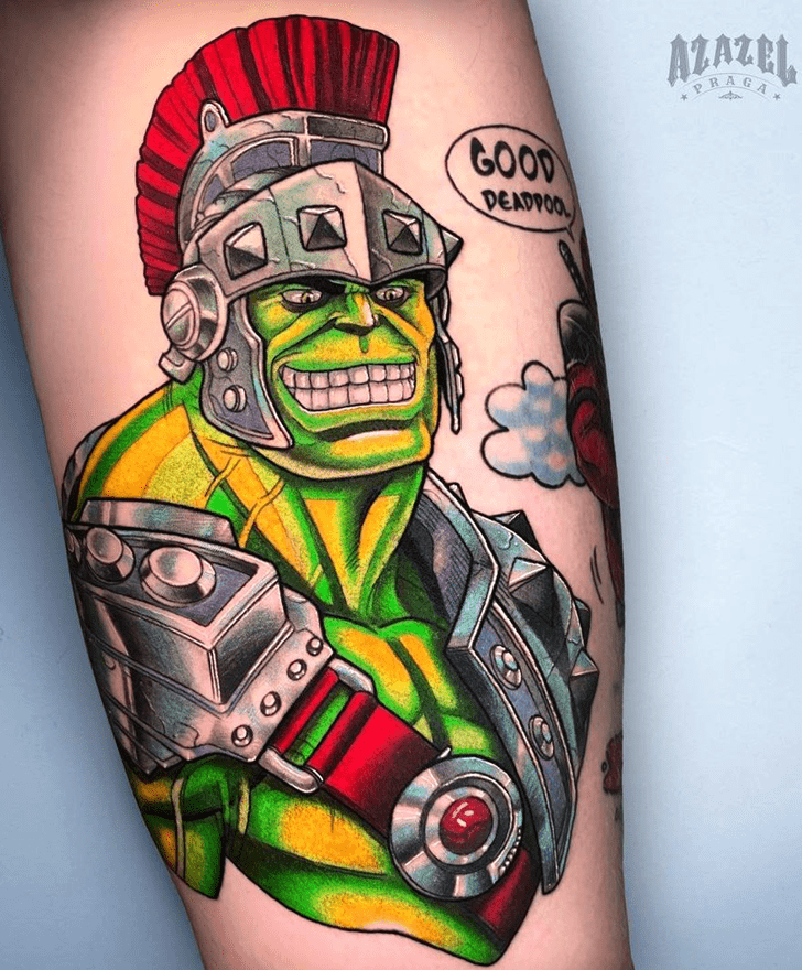 Hulk Tattoo Snapshot