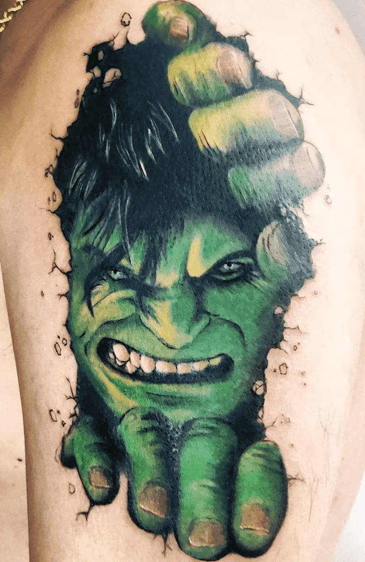 Hulk Tattoo Figure