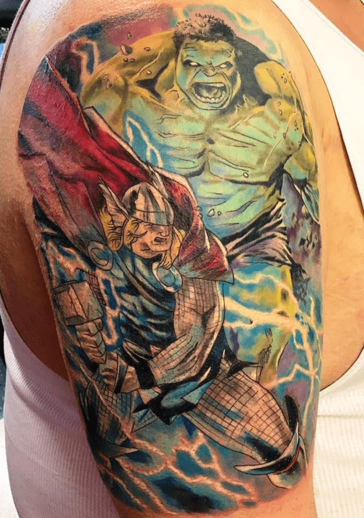 Hulk Tattoo Photos