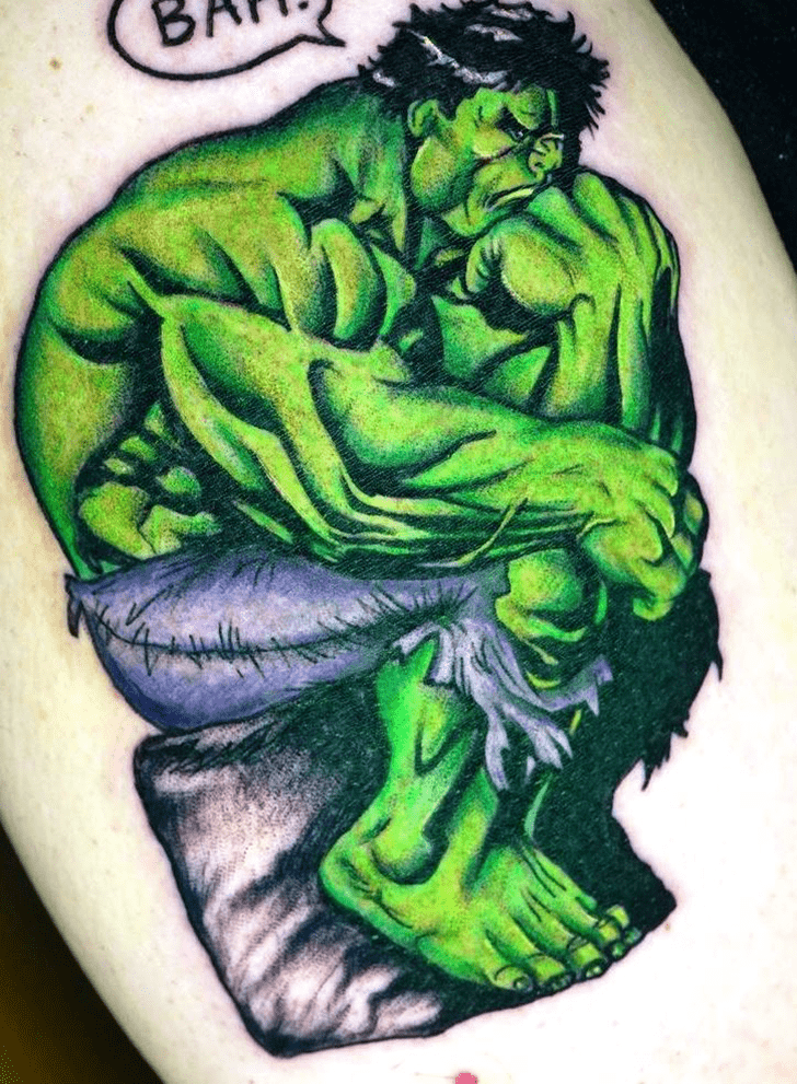 Hulk Tattoo Figure