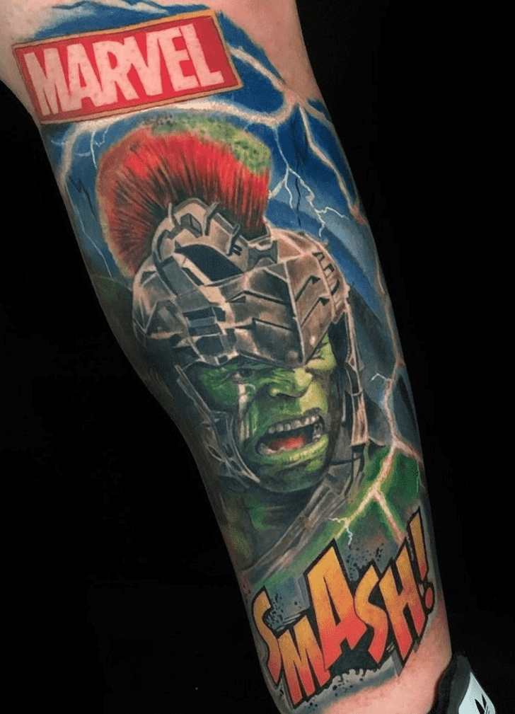 Hulk Tattoo Snapshot