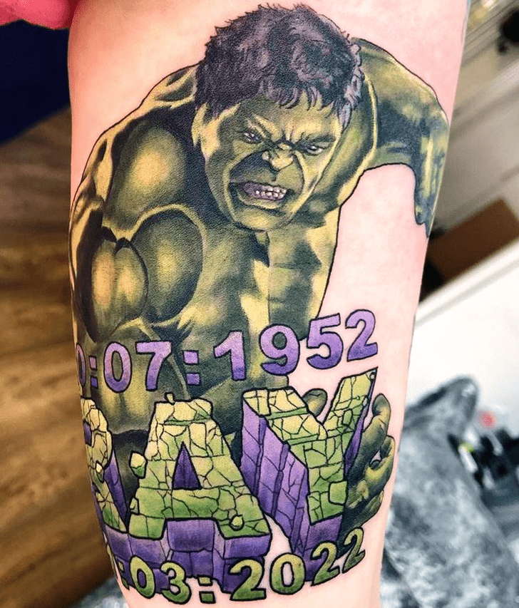 Hulk Tattoo Design Image