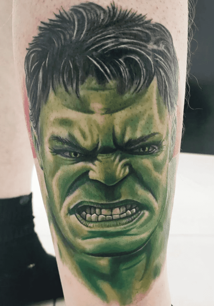 Hulk Tattoo Photograph