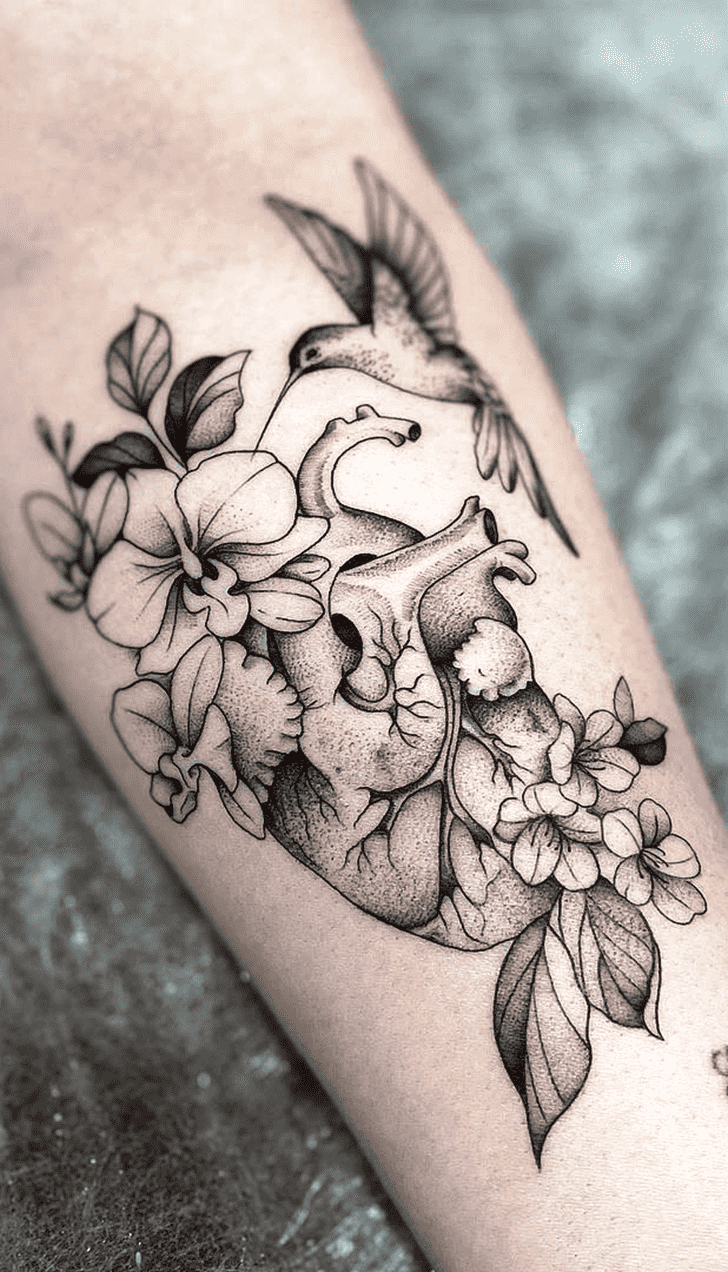 Human Heart Tattoo Design Image