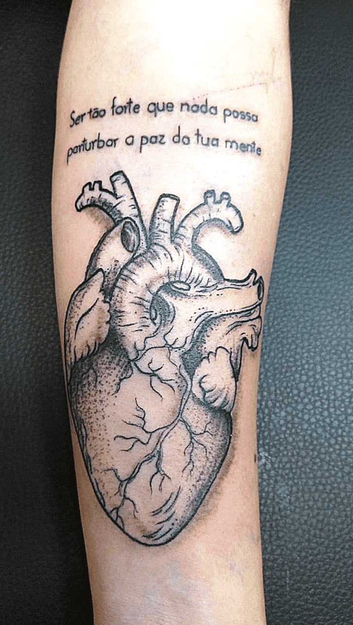 Human Heart Tattoo Ink