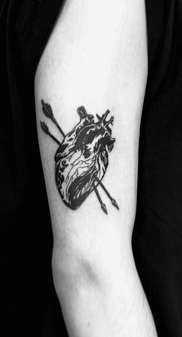 Human Heart Tattoo Picture